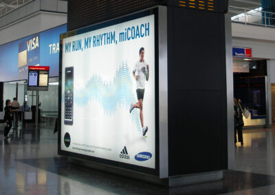 OOH Advertising - Wall mounted advertising Lightbox