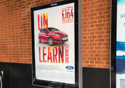 OOH Advertising - Wall mounted advertising Lightbox