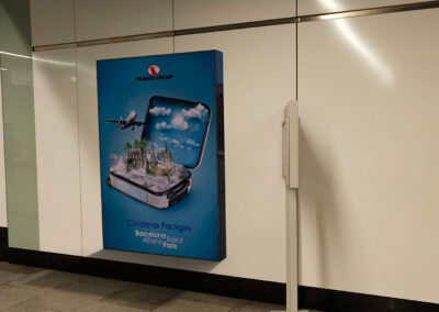 OOH Advertising - Wall mounted advertising Lightbox