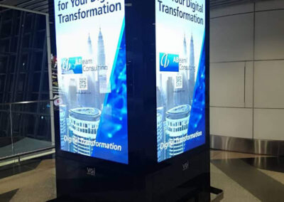 Digital OOH - Digital housing for advertising at KLIA