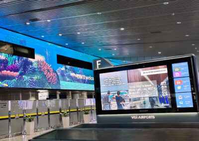 Digital OOH - Baggage Carousel Digital Display