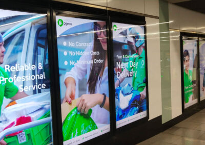 Digital OOH - Digital screens on MRT underground station platforms