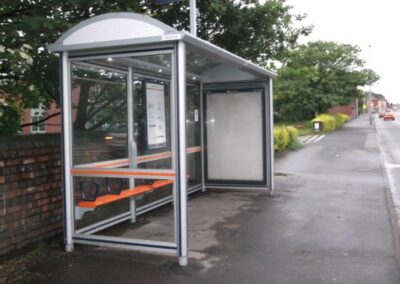 Bus Shelters - Range of standard shelters as well as custom-designed shelters to client’s requirements