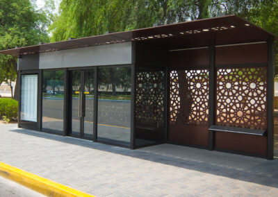 Air conditioned Bus Shelter - Abu Dhabi UAE