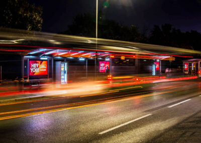 Bus Shelters - Separate advertising panels either static or digital - Malta