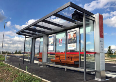 Digital Bus Shelters - Seating Options