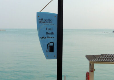 Way Finding Signage - Doha Qatar - Fuel Berth