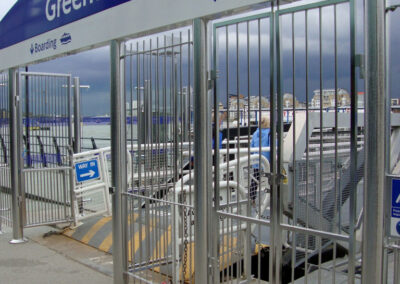 Stainless steel Gates and barriers - Greenwich Pier United Kingdom