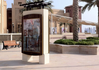 Outdoor Static Mupi Universal Lightbox - Qatar