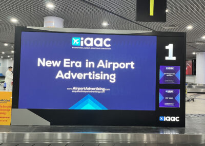 Digital OOH - Baggage carousel digital screen at Phnom Penh Airport