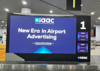 Digital OOH - Baggage carousel digital screen at Phnom Penh Airport