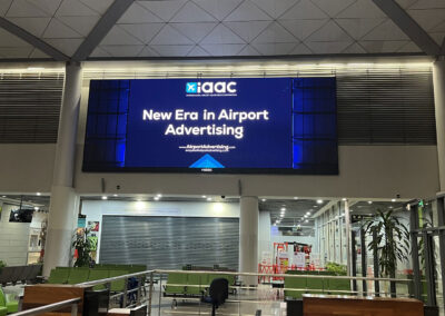 Digital OOH - Departure Gate Advertising at Phnom Penh Airport